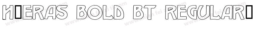 H_Eras Bold BT Regular字体转换